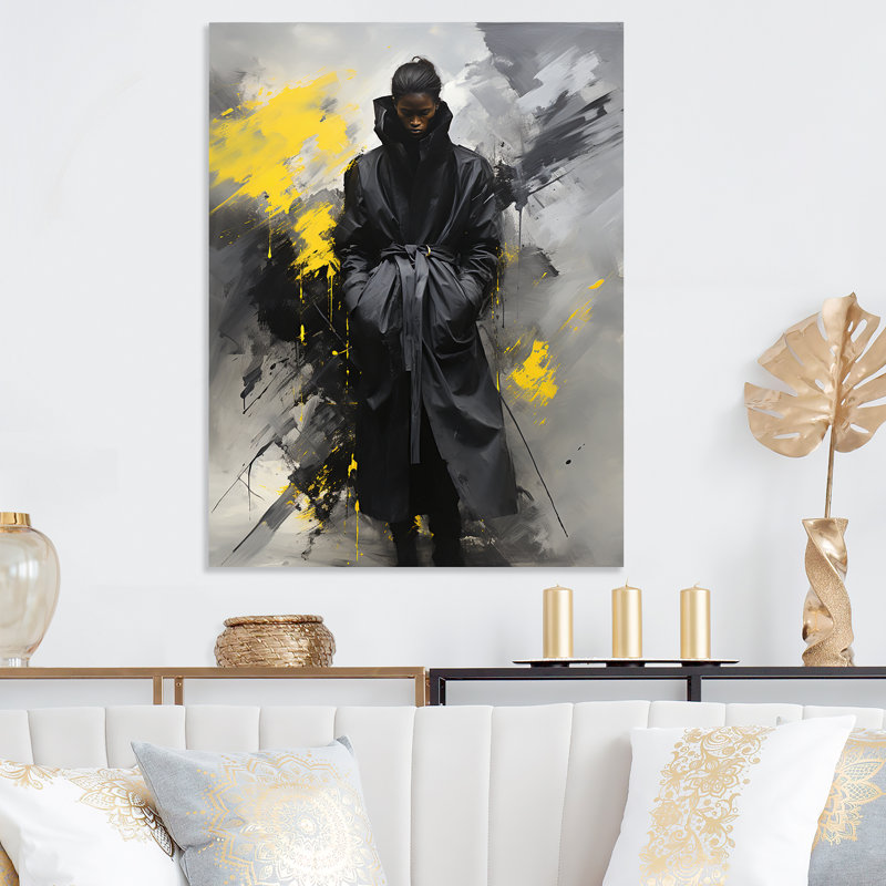 Couture, mode, femme, art mural en métal, H 20 po x l 12 po x P 1 po
