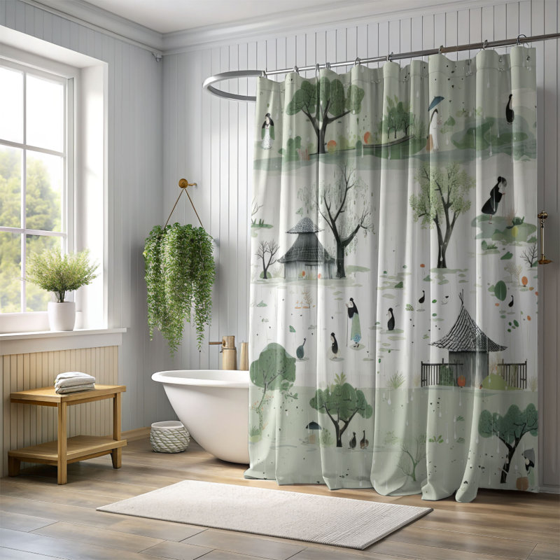 Rideau de douche Driuse Delight - Premium, H 74 po x l 71 po