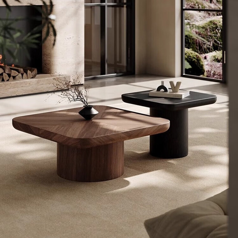 Table à thé en bois de style italien
