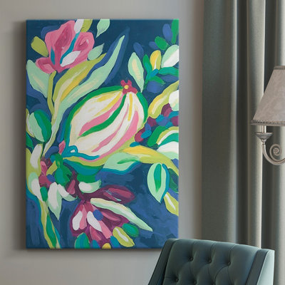 " Blue Tropics III " Painting Print