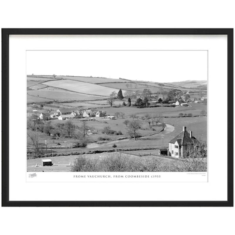Frome Vauchurch, From Coombeside C1955 by Francis Frith - Single Picture Frame Print, 60cm H x 80cm W x 2.3cm D