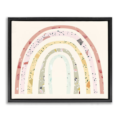 Motif abstrait pour enfants, arc-en-ciel