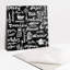 Narelle 30 x 30 cm PVC Singular Tile in Black/White
