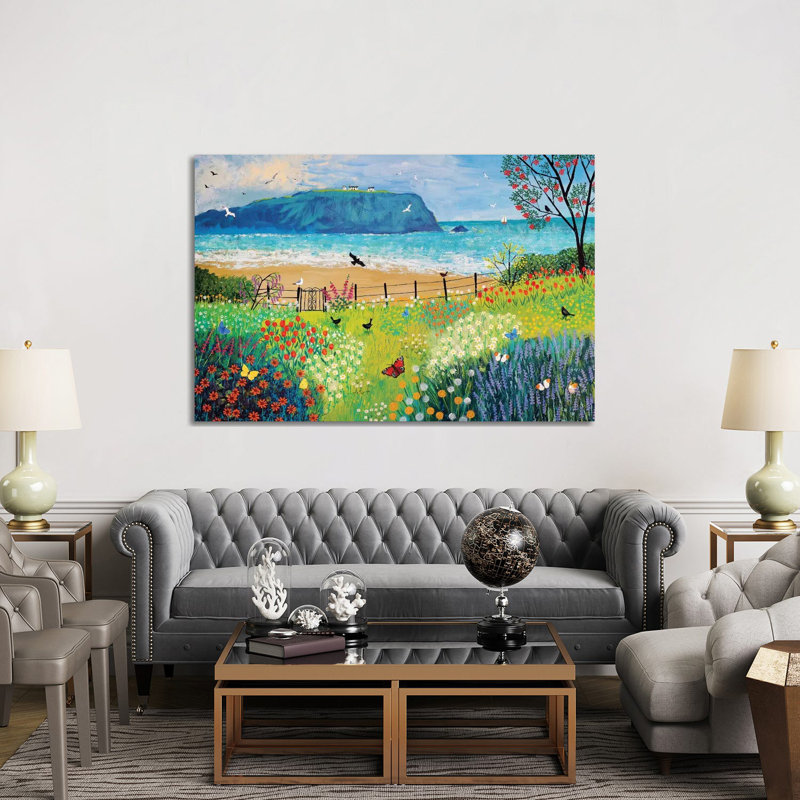 Garden Beside The Sea by Zhen-Huan Lu - Wrapped Canvas Painting, 152.5 cm H x 101.5 cm W