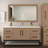 Victoria 60'' Wall-Mounted Vanity with Single Reinforced Acrylic Sink & Rack-98932726