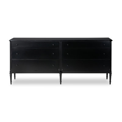 Lendon 6 Drawer Dresser-Black