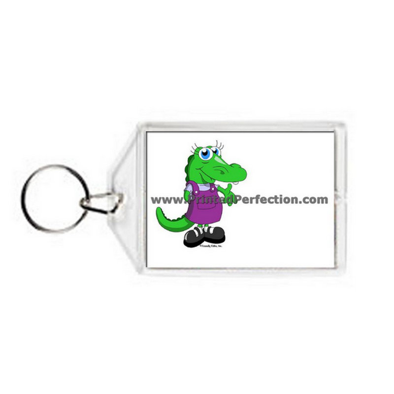 Personalized Alligator - Female Acrylic Key Chain