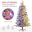 Arbre de Noël artificiel pin de montagne pré-éclairé-1829337255