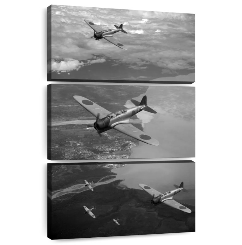 Avions de guerre japonais Mehar, H 38 po x l 24 po