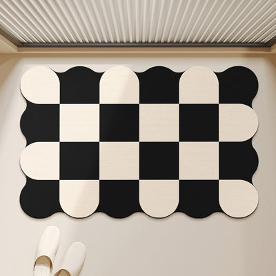 Decontamination Diatomaceous Earth Absorbent Bathroom Mat