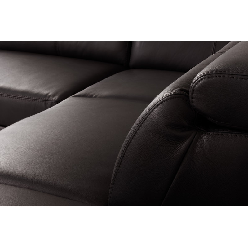 4 Seater Sofa Bed, Right hand Facing, Dark brown