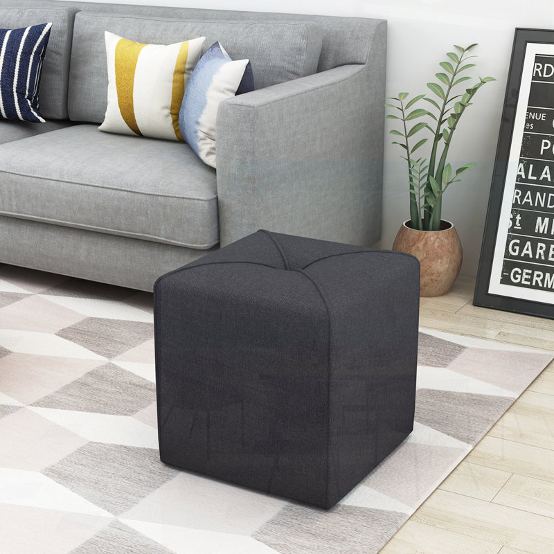 Repose-pieds compact et polyvalent Cassella, Gris anthracite