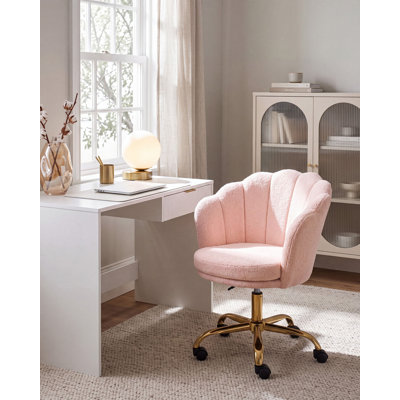 Beliani MONTICELLO Boucle Office Chair