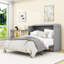 Lit escamotable double avec design en rotin élégant et tiroir de rangement intégré-1337663674