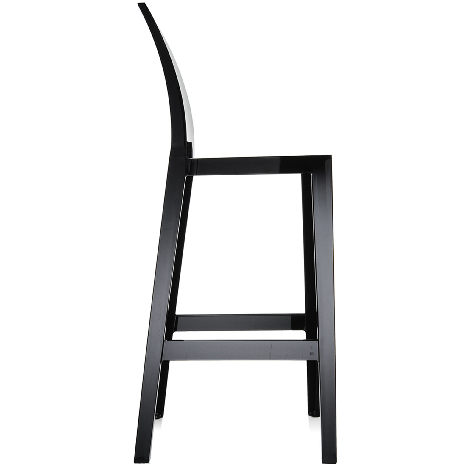 One More Outdoor Bar Stool, Bar, Glossy Black