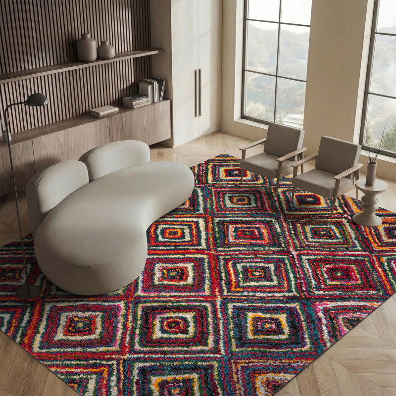 Gleno Performance Geometric Rug, Rectangle 8' x 10'