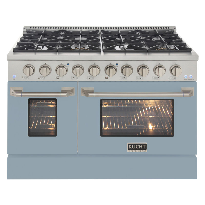 48" 6.7 Cu. ft Freestanding Gas, Light Blue, Liquid Propane