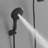 Single-Handle 6-Spray Dual Shower Faucet Set 1.8 GPM With Valve And Filtered Handheld Shower Head-109695033