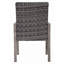 Chaises de patio confortables, cour de ferme moderne en osier d'acier