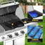 Electactic 3+1-Burner 34,000 BTU BBQ Grill - Stainless Steel, 56.5x41cm Area, Side Burner