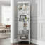 Tamsin Solid Wood Lighted Curio Cabinet-73916055