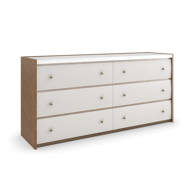 Commode Avignon, Blanc / Adobe bruni / sycomore grillé