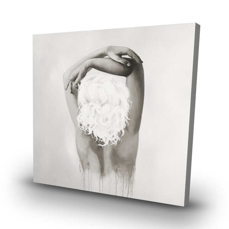 Feminine delicacy - 32"x32" art on canvas