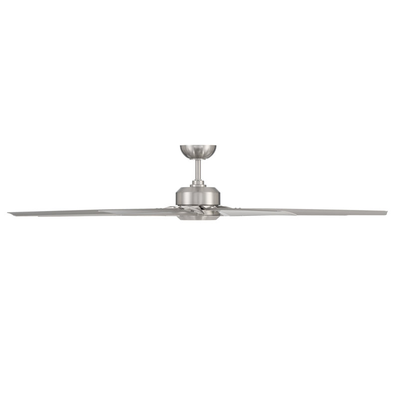 Roboto XL Indoor/Outdoor 8-Blade Smart Ceiling Fan 70" with 3000 LED Light Kit and Remote Control, Works With Alexa and iOS or Android App