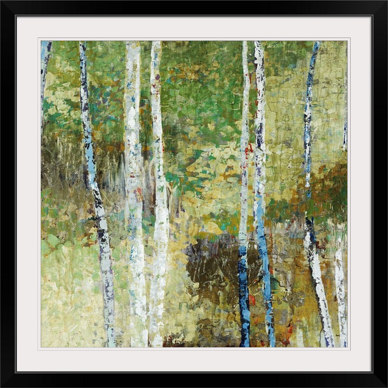 'Woodland Birch by Alexys Henry Painting Print, 20" H x 20" W x 1.5" D, Canvas