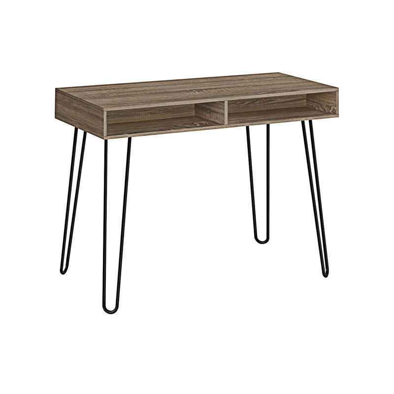 Bureau d'écriture, bureau d'ordinateur, Taupe / Noir