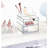 Cade Plastic 4 Compartment Makeup Organizer