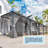 Lean-To Wall-Mounted Pergolas With Curtains And Netting-122684179