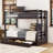 Kerah Extendable Twin-over-Twin/King Bunk Bed with Storage Drawer