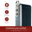 Rediffusion Vintage 2000w 9 Fin Oil Filled Radiator-1278764571