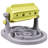Pet Life Roto Paw IQ Training Interactive Rotating Slow Dog Feeder, Green