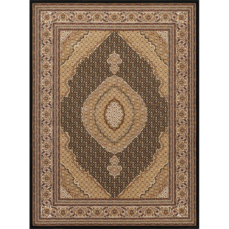 Tapis intemporel pour la décoration intérieure, Rectangle 9 pi 2 po x 12 pi 6 po