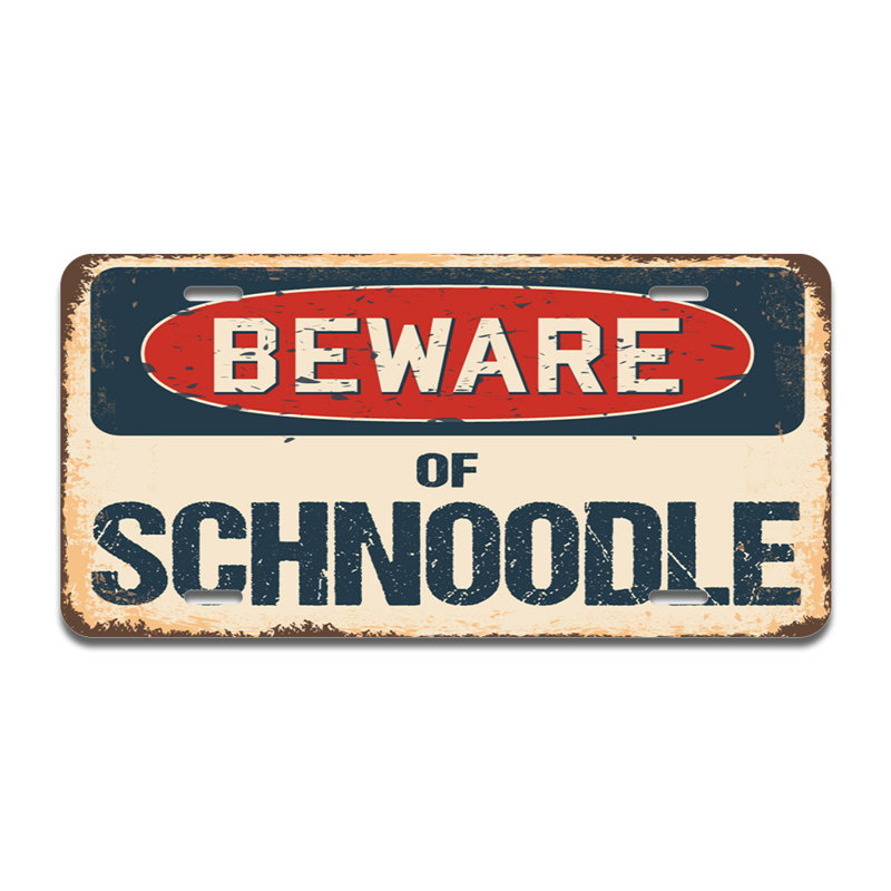 Cadre en aluminium Beware of Schnoodle