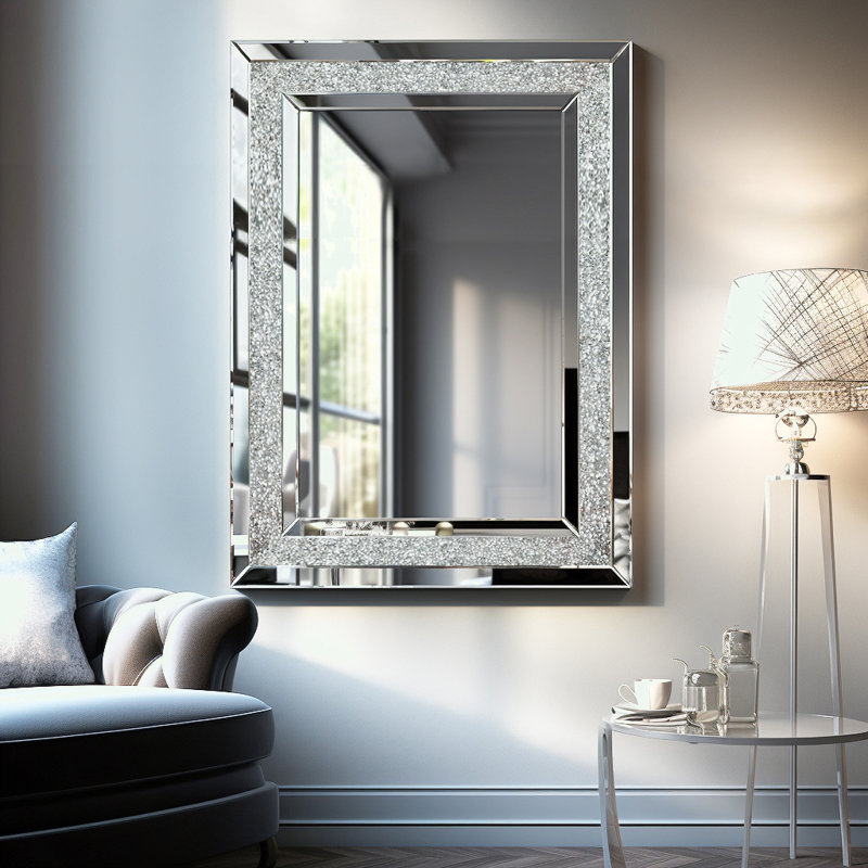 Grand miroir mural décoratif rectangulaire mural, 24 po x 32 po