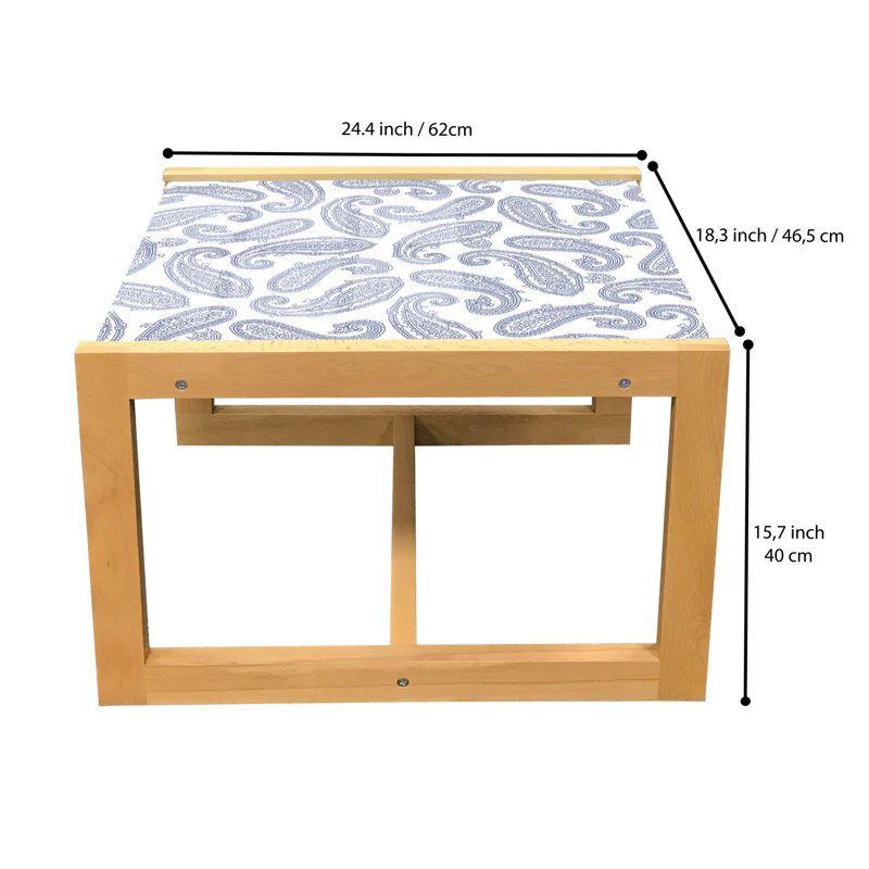 Jaelin Sled Coffee Table, 40cm H x 46.5cm W x 62cm D