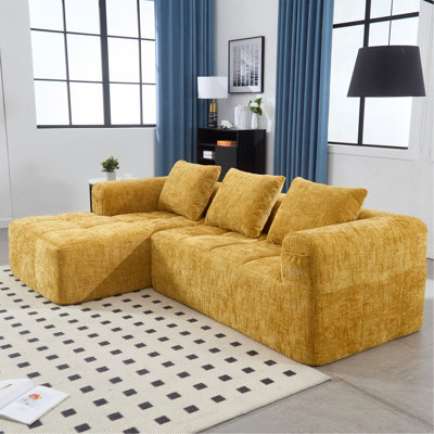 UNITED WE WIN 98.42-Inch Modular Sectional Sofa