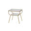 Glass Top End Table
