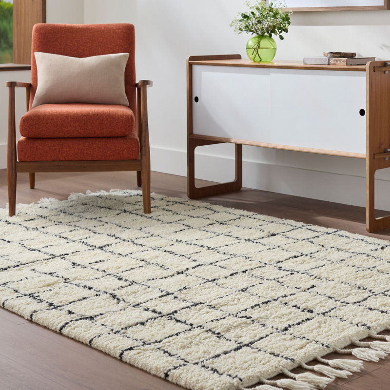 Jordana Wool Plaid Indoor Rug, Rectangle 8' x 10'