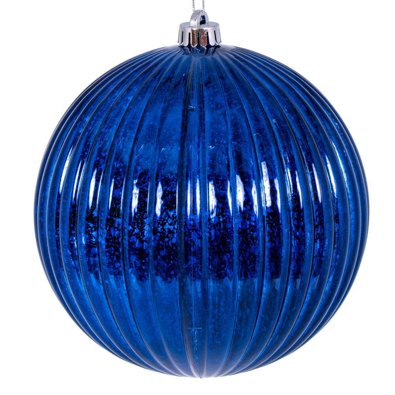 Ensemble de 4 boules de Noël Chistmas, Bleu minuit