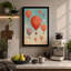 Balloons in Flight Boho - Wrapped Canvas-946245093-946245099