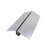 24" Floor Sign Stand, Adjustable Clamp - Silver