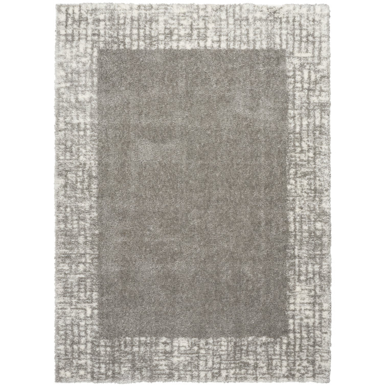 Pernell  Grey Shag Indoor Rug