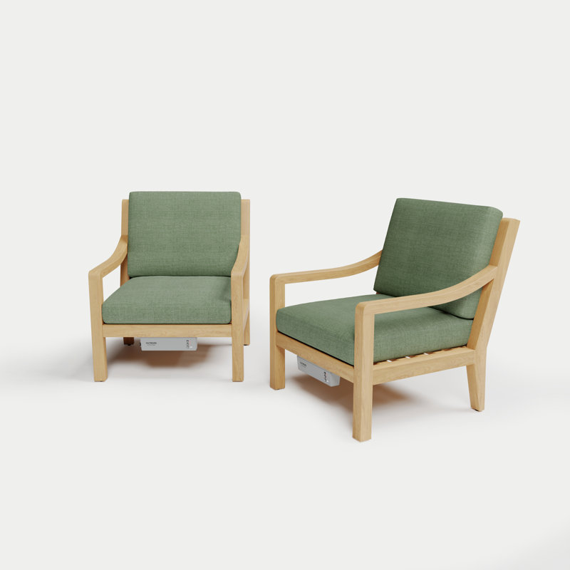 Solerno Heated Chair (Set of 2), Aloe
