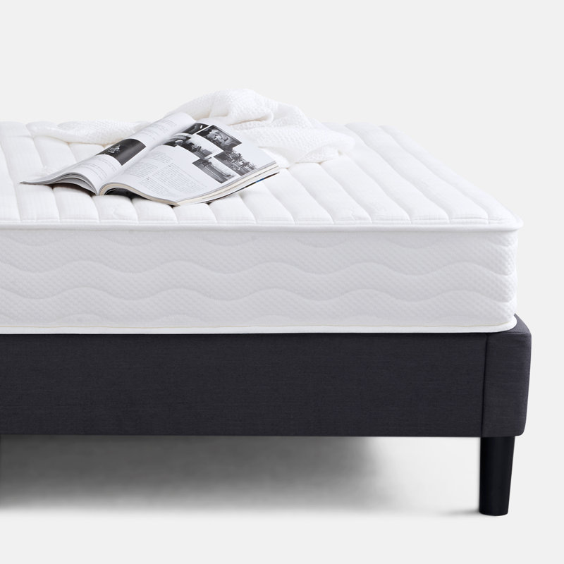 Matelas simple à ressorts ensachés 8 po Sunrising Bedding, Très grand californien