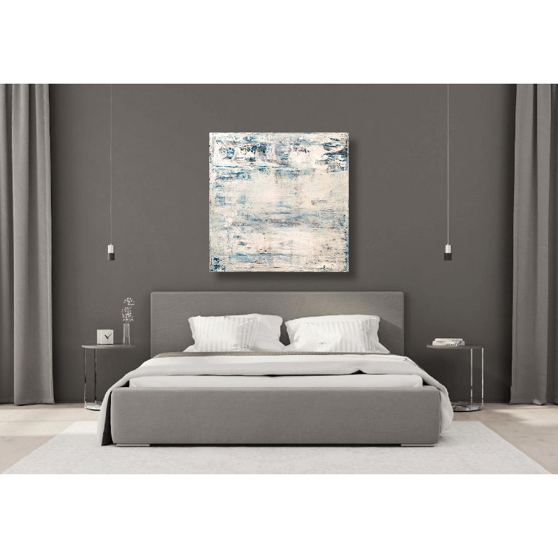 Arrow II On Giclee Canvas Hand Embellished Art, 30" H x 30" W x 1.5" D, Wrapped Canvas