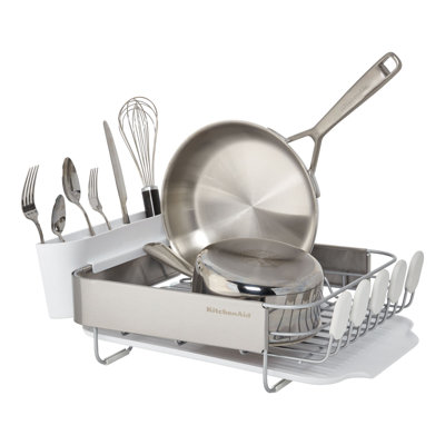 KitchenAid® Compact Stainless Steel Dish Rack
